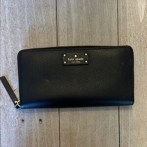 Kate Spade Black Leather Wallet